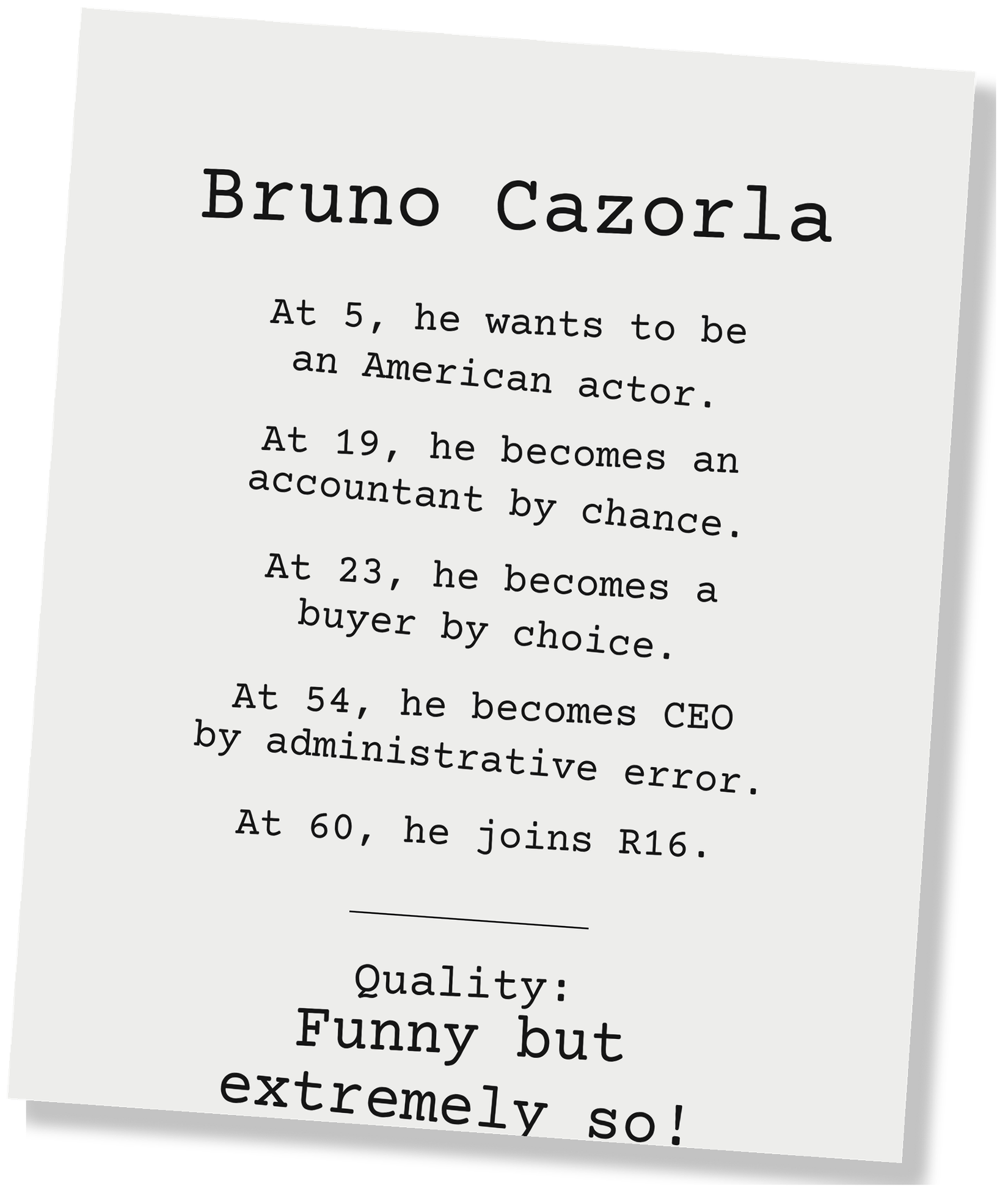 Bruno Cazorla bio
